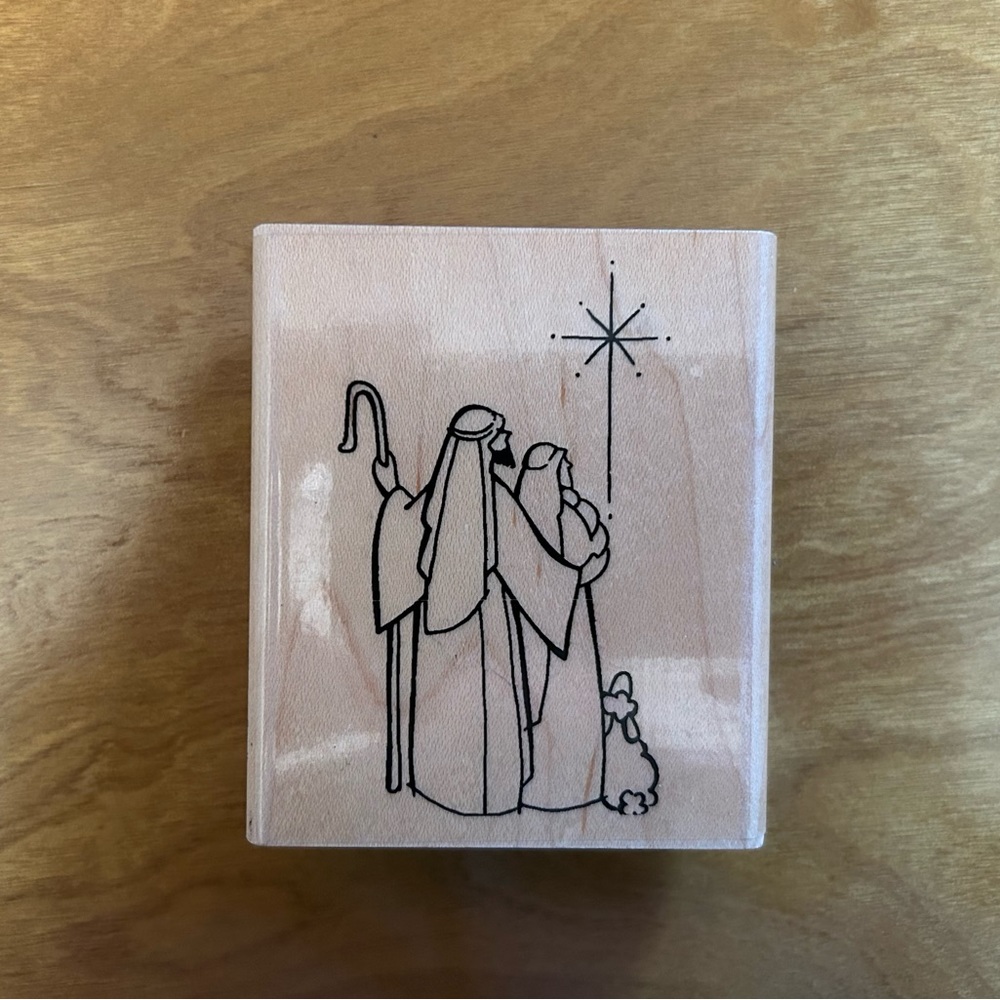 Stampendous! Holy Family stamp